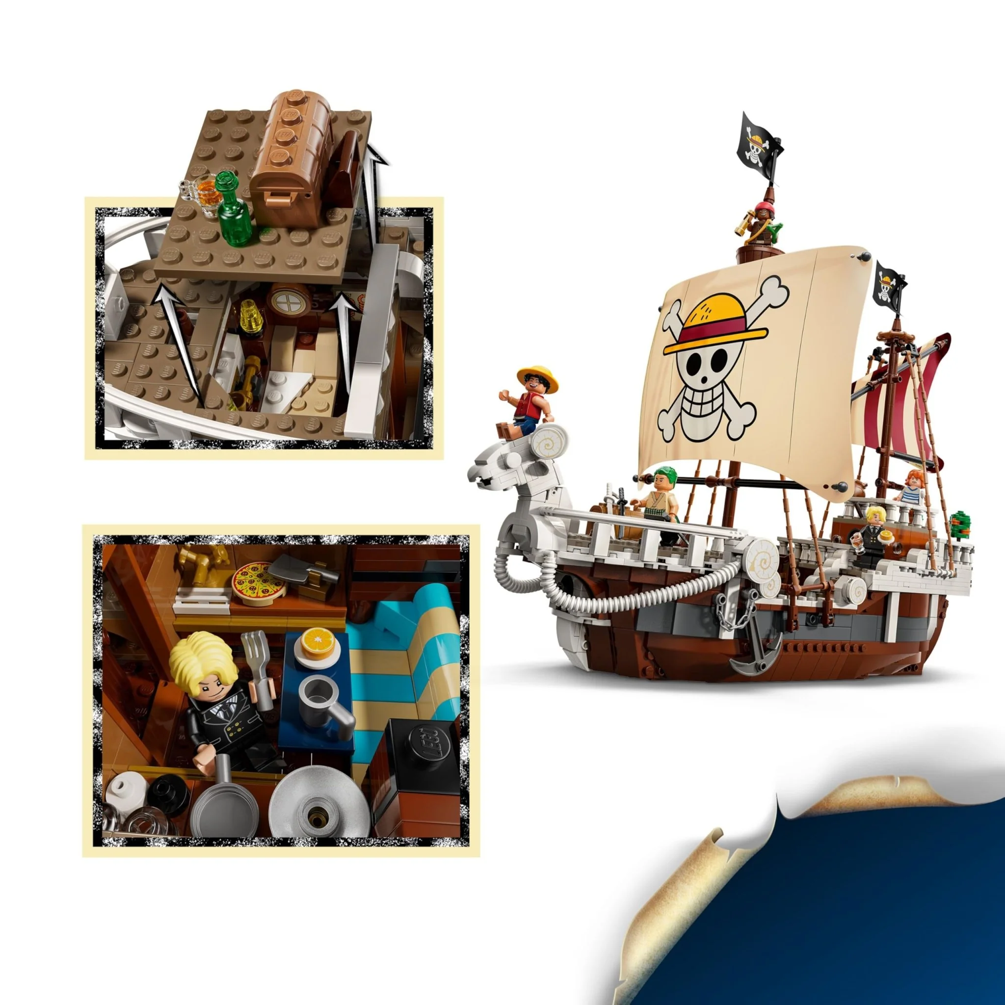 Lego One Piece Going Merry Pirate Ship Toy Building Blocks for Kids 75639 - Image 3