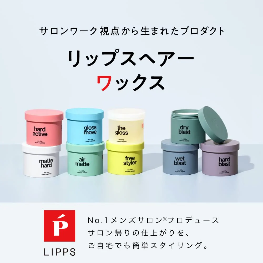 LIPPS Lips Matte Hard Hair Keep Wax Apple Green 85g - Image 6