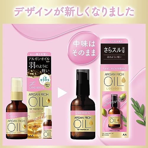 Lucido-L Argan Rich Hair Treatment Oil Smooth - Image 2