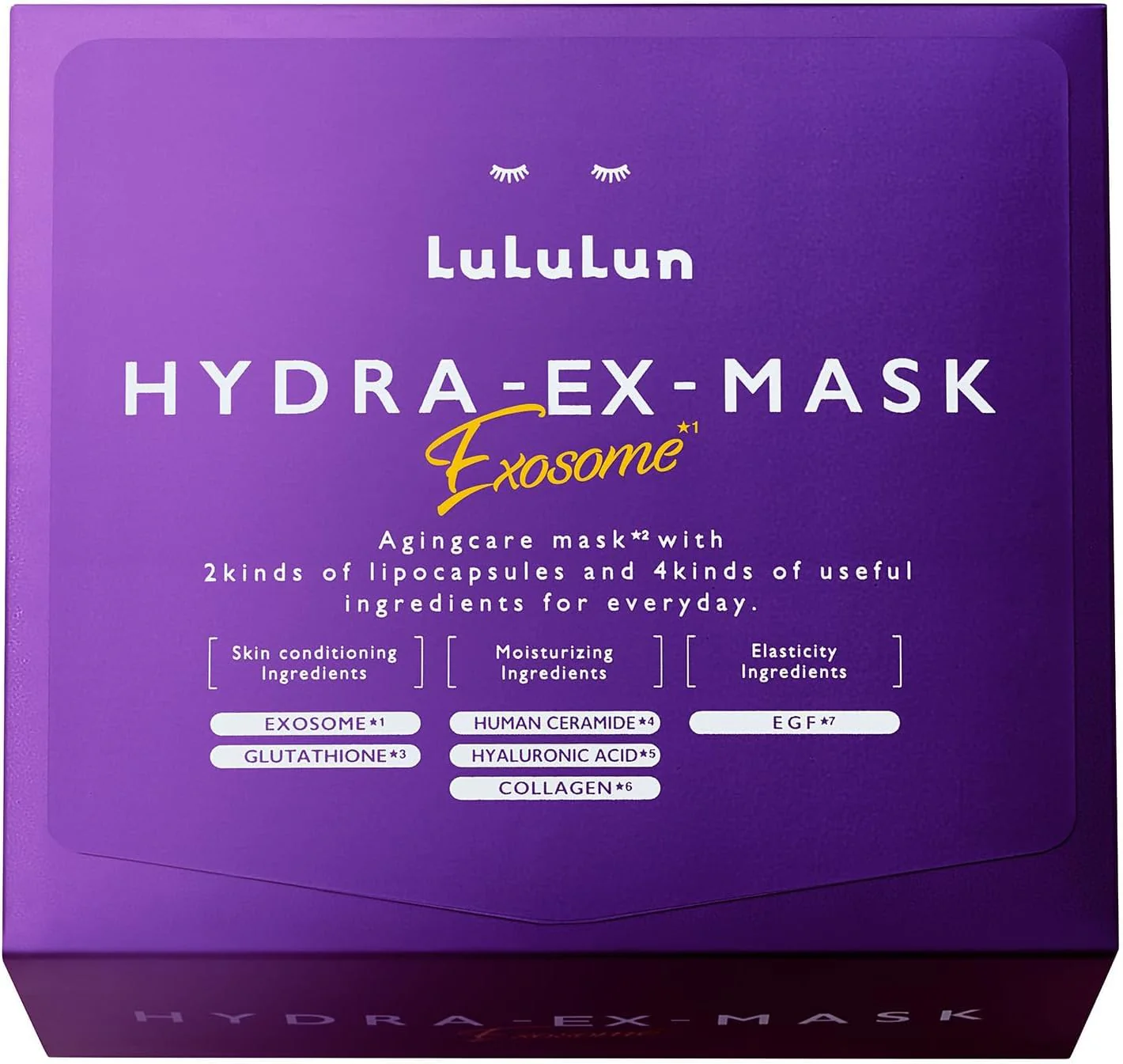 Lululun HydraEX Exosome Face Mask large capacity 28sheet