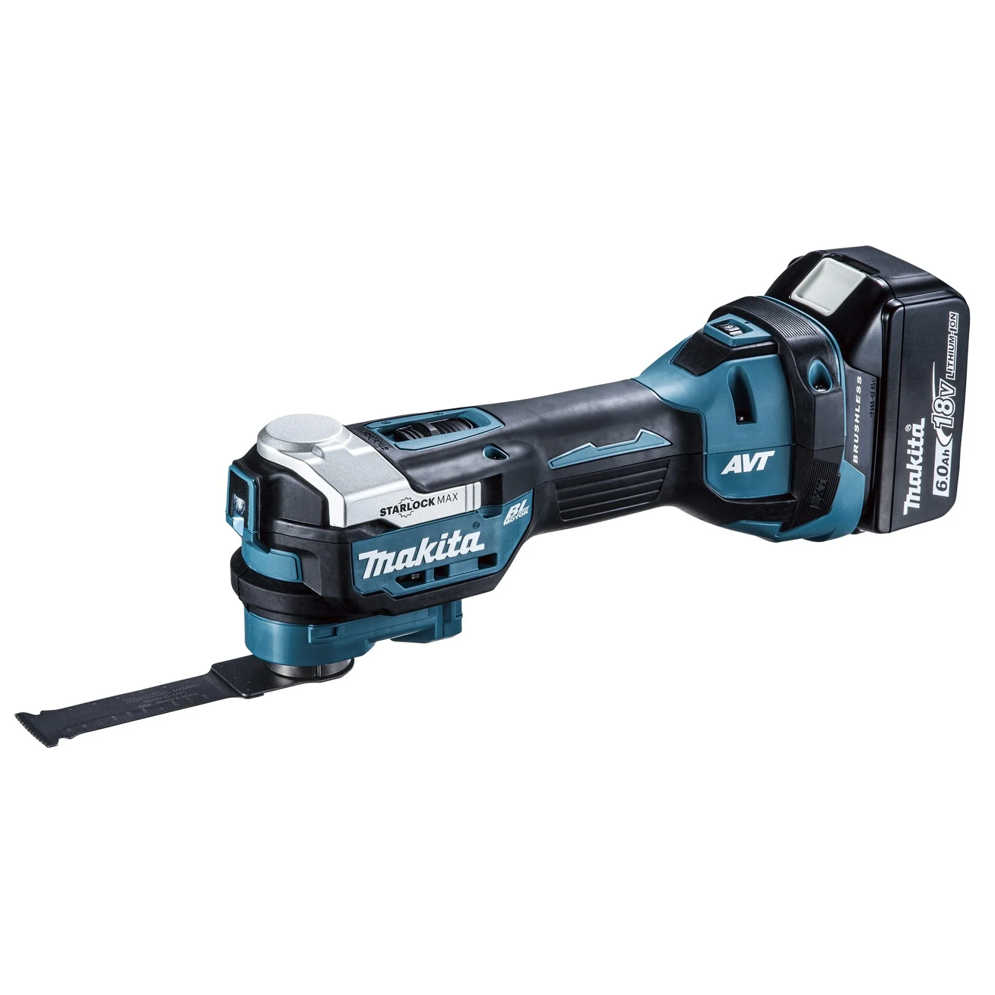 Makita 18V 6Ah Cordless Multi-Tool Kit w/ Battery Charger & Case Blue