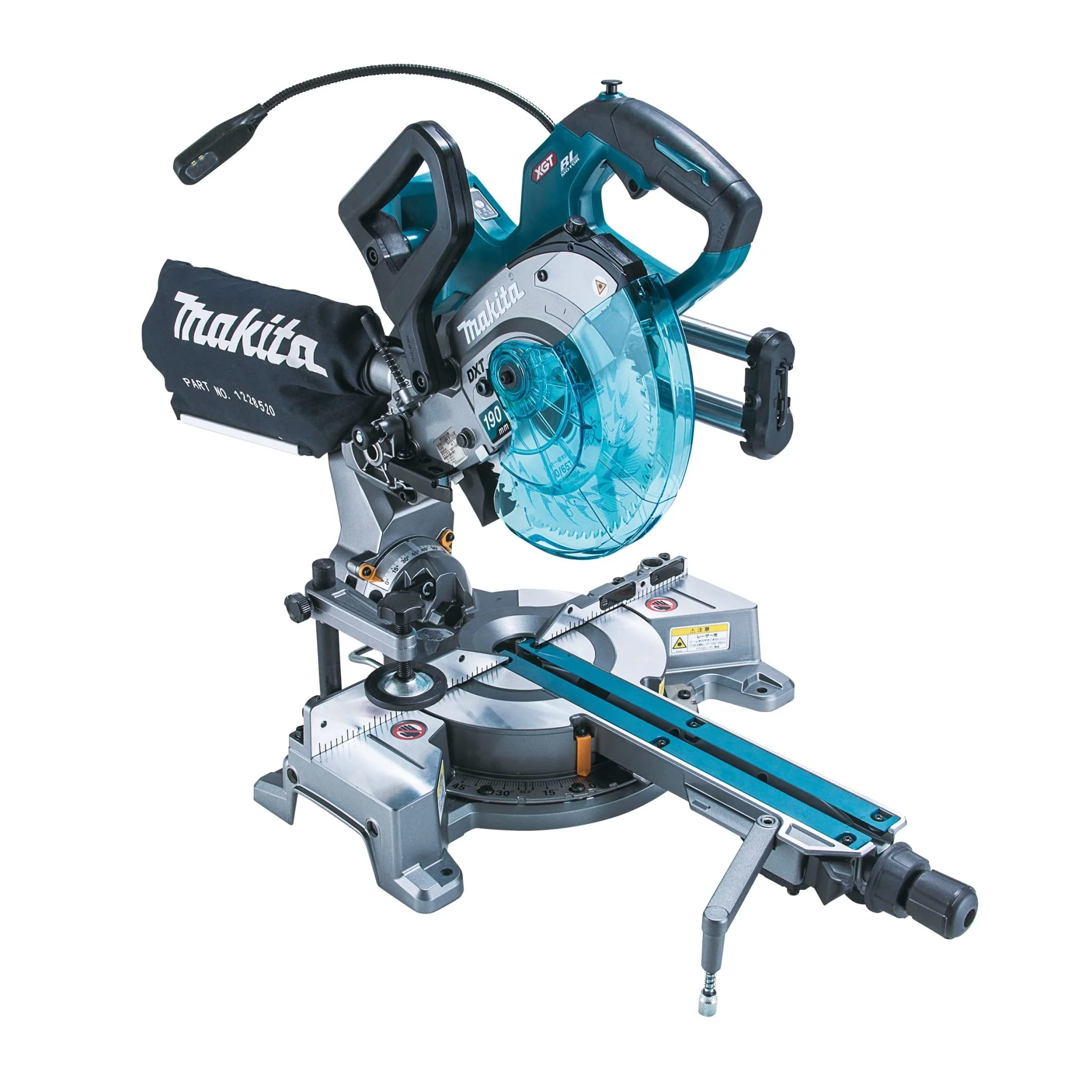 Makita 190mm Cordless Slide Compound Miter Saw 40Vmax (Tool Only) LS008GZ