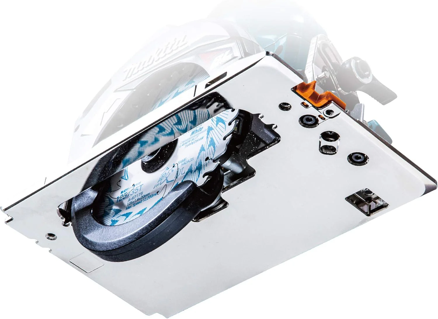 Makita 40Vmax 125mm Cordless Circular Saw Blue HS007GZ - Image 3