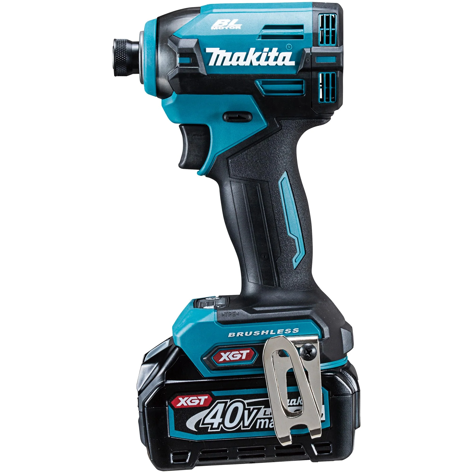 Makita Cordless Impact Driver 40Vmax 2Ah 2 Batteries Charger & Case TD003GRAX