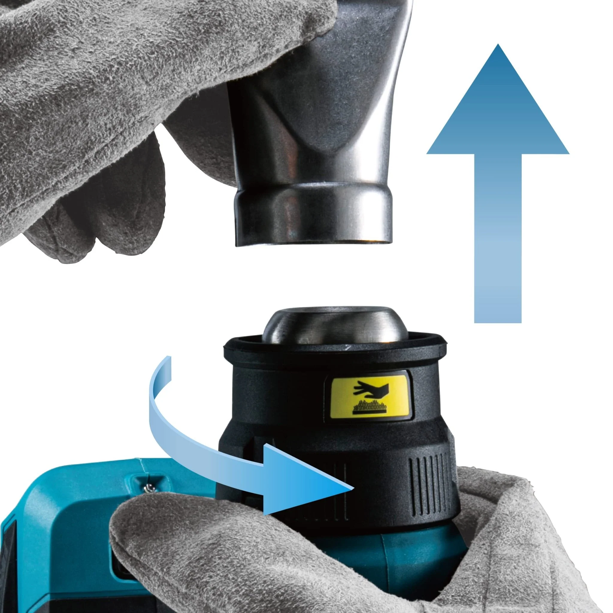 Makita Heat Gun 18V battery and charger sold separately with case HG181DZK - Image 5