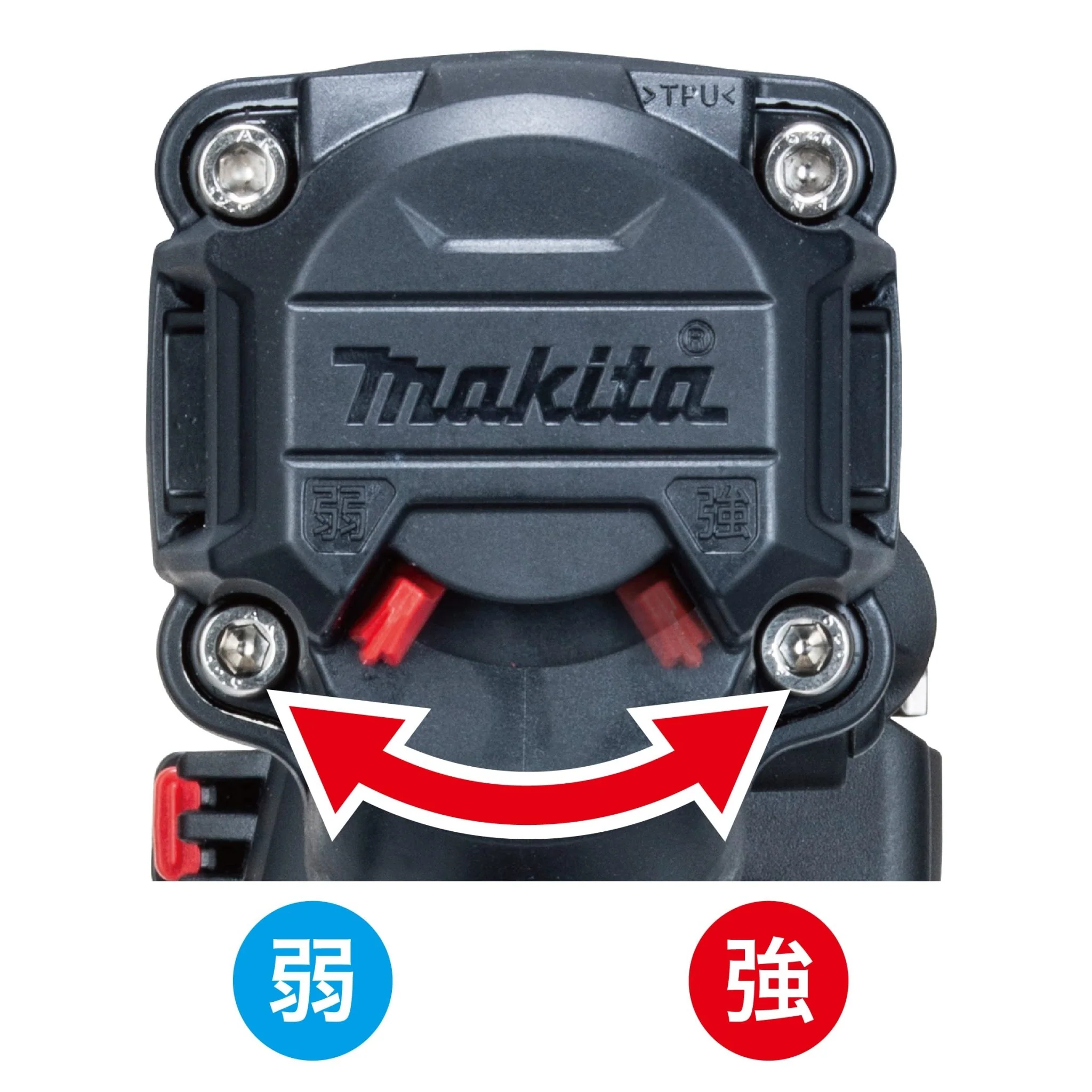 Makita High-Pressure Air Screw Gun (Blue) AR412HRM - Image 4