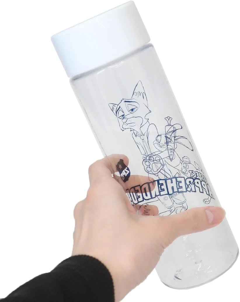 Marimo Craft Disney Zootopia Clear Bottle Nick & Judy 500ml MDAN-025 - Image 3