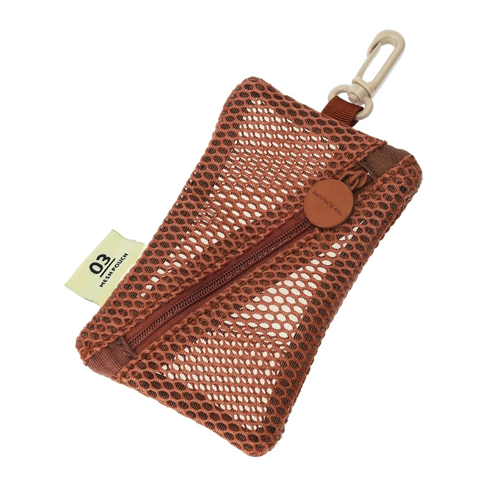 MARK'S Mini Pouch Mesh Collection Coin Case Carabiner Key Holder MSH-PO08 - Image 4
