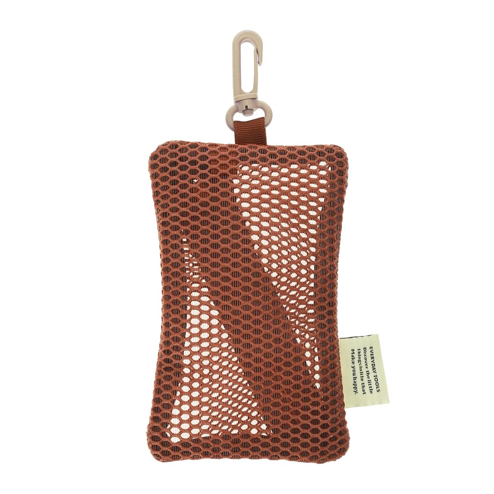 MARK'S Mini Pouch Mesh Collection Coin Case Carabiner Key Holder MSH-PO08 - Image 5
