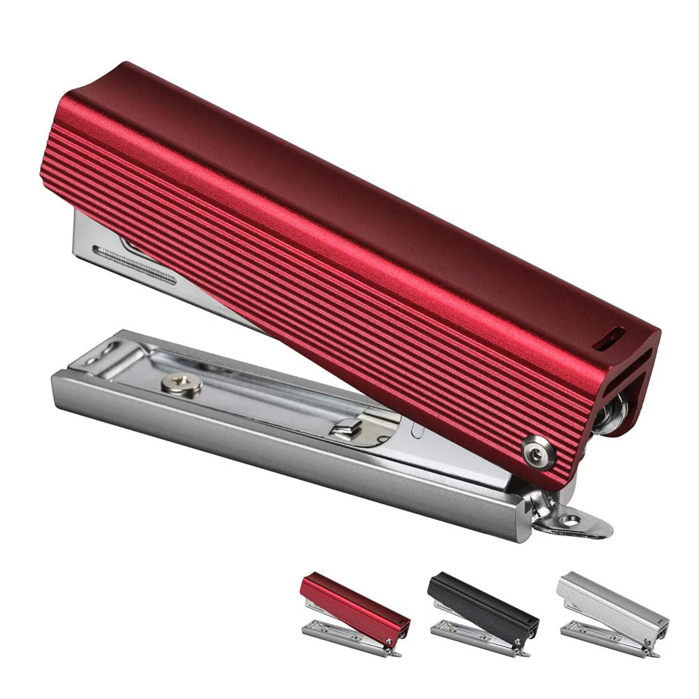 Max HD-10X/AL Full Metal Stapler Red - Heavy-Duty Professional Office Supply - Image 3