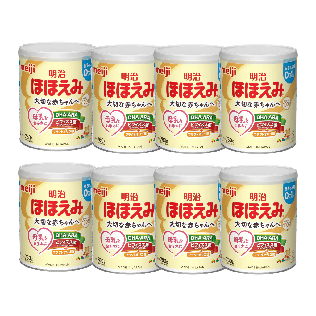 Meiji Hohoemi Milk Formula [8 Pack of Case SALE] 780g x 8 /800g x 8 - Image 5