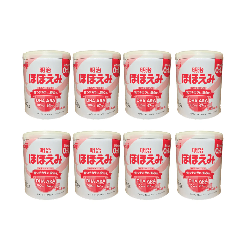 Meiji Hohoemi Milk Formula [8 Pack of Case SALE] 780g x 8 /800g x 8 - Image 6