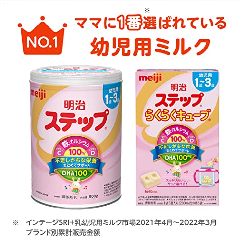Meiji Step Raku Raku Room Temperature Milk Formula 240ml 6 Pack 1-3 Years - Image 7