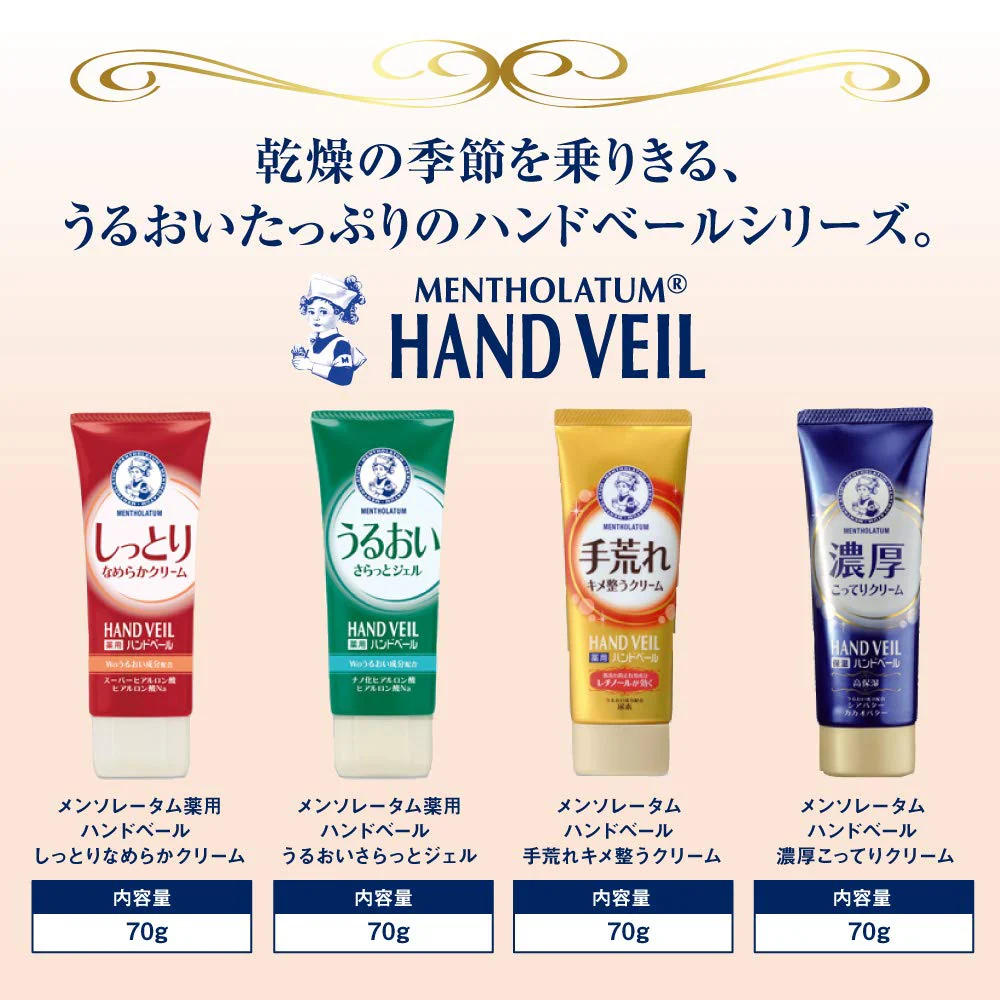 MENTHOLATUM Hand Veil Beauty Premium Rich Nail Cream Large 24g - Image 6