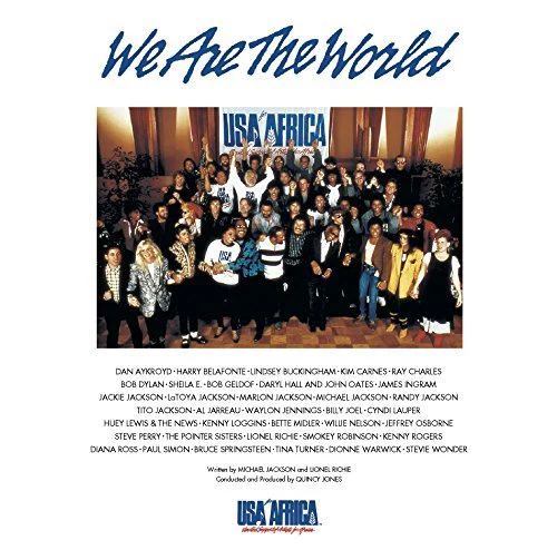 Michael Jackson We Are The World DVD+CD (with 30th anniversary sticker)