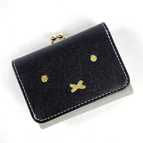 Miffy Compact Wallet BK Monochrome Black (MCOR)