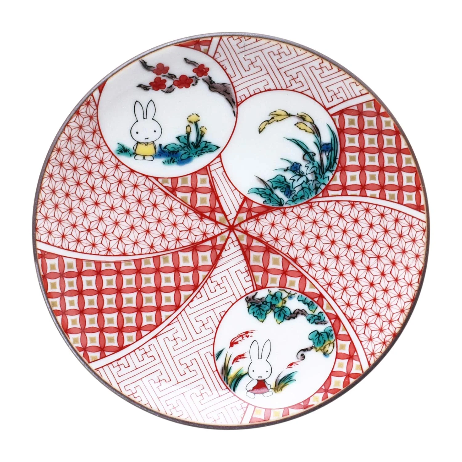 Miffy Kutani Sauce Plate 211147 Made in Japan