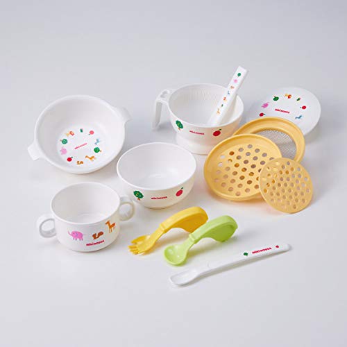 MIKIHOUSE Baby Tableware Set - Baby Gift (Wrapped) Made in Japan - Image 3