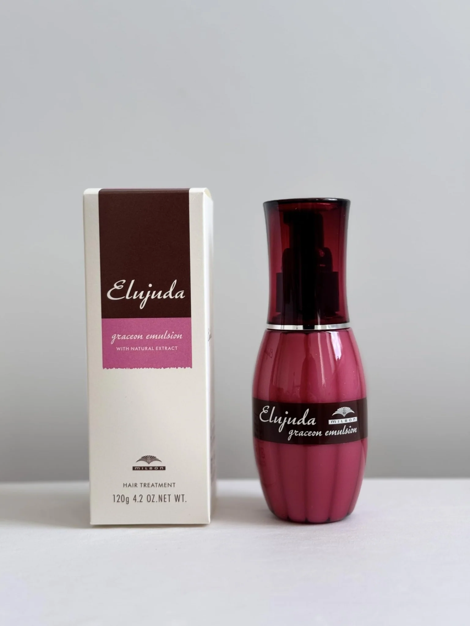 Milbon Elujuda Graceon Hair Treatment Emulsion 120g - Image 2