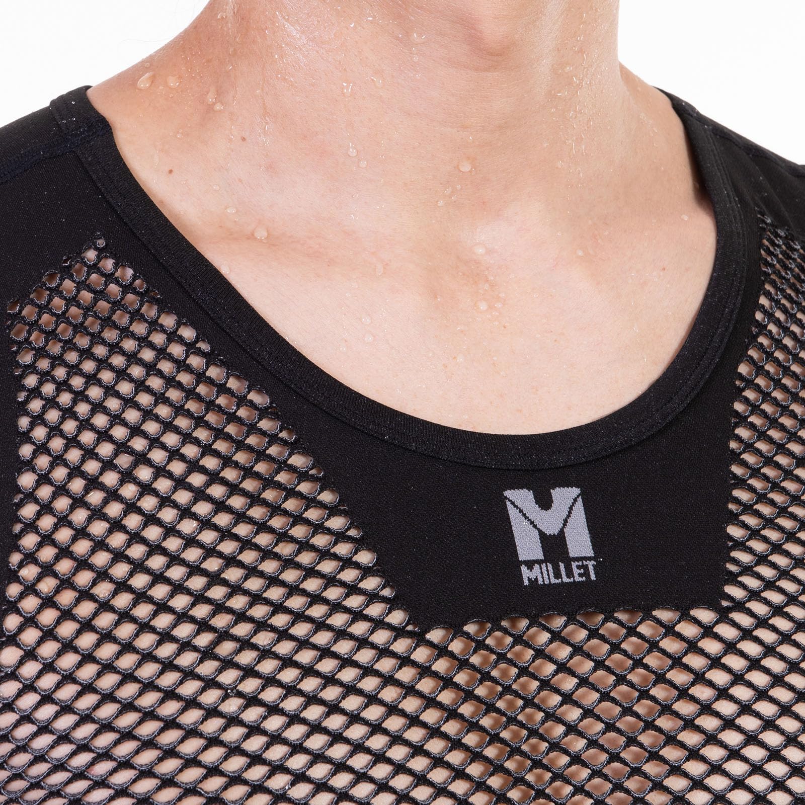 Millet Underwear Drynamic Mesh Sleeveless Crew MIV01248 Black - Image 7