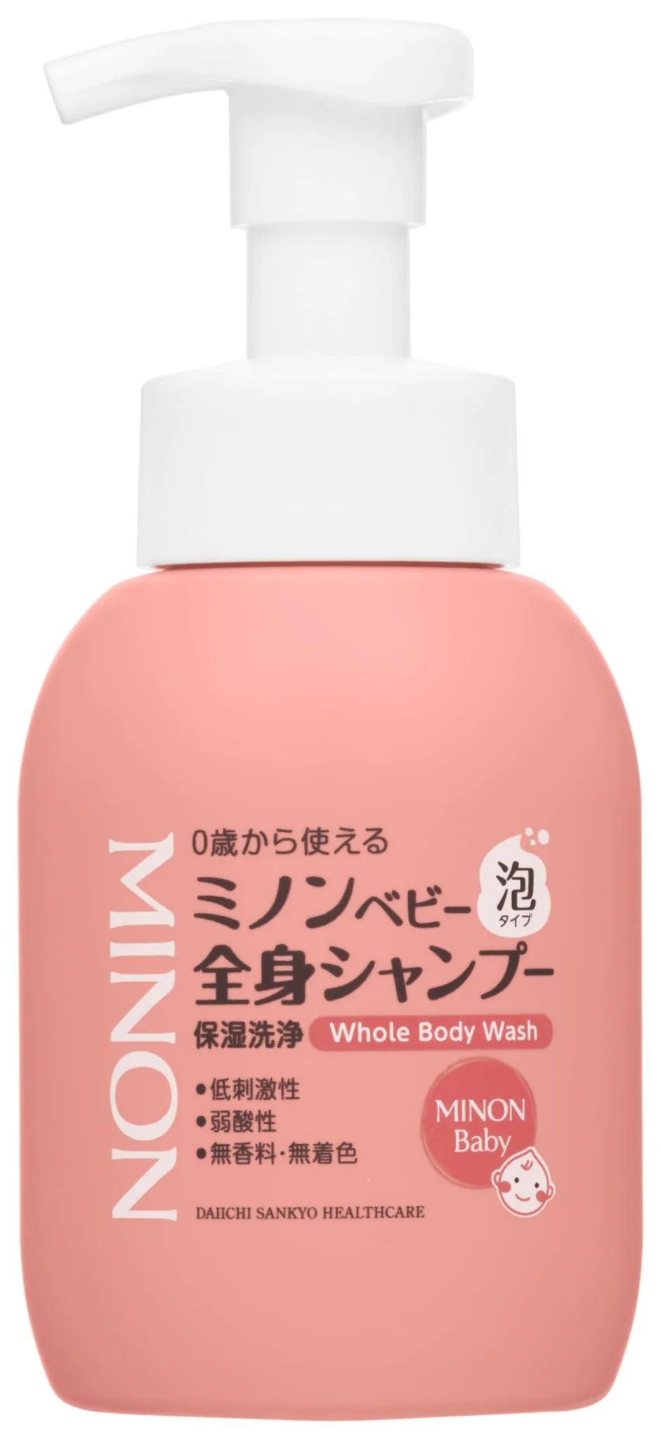 Minon Baby Gentle Foaming Shampoo Moisturizing Low Irritation 350mL