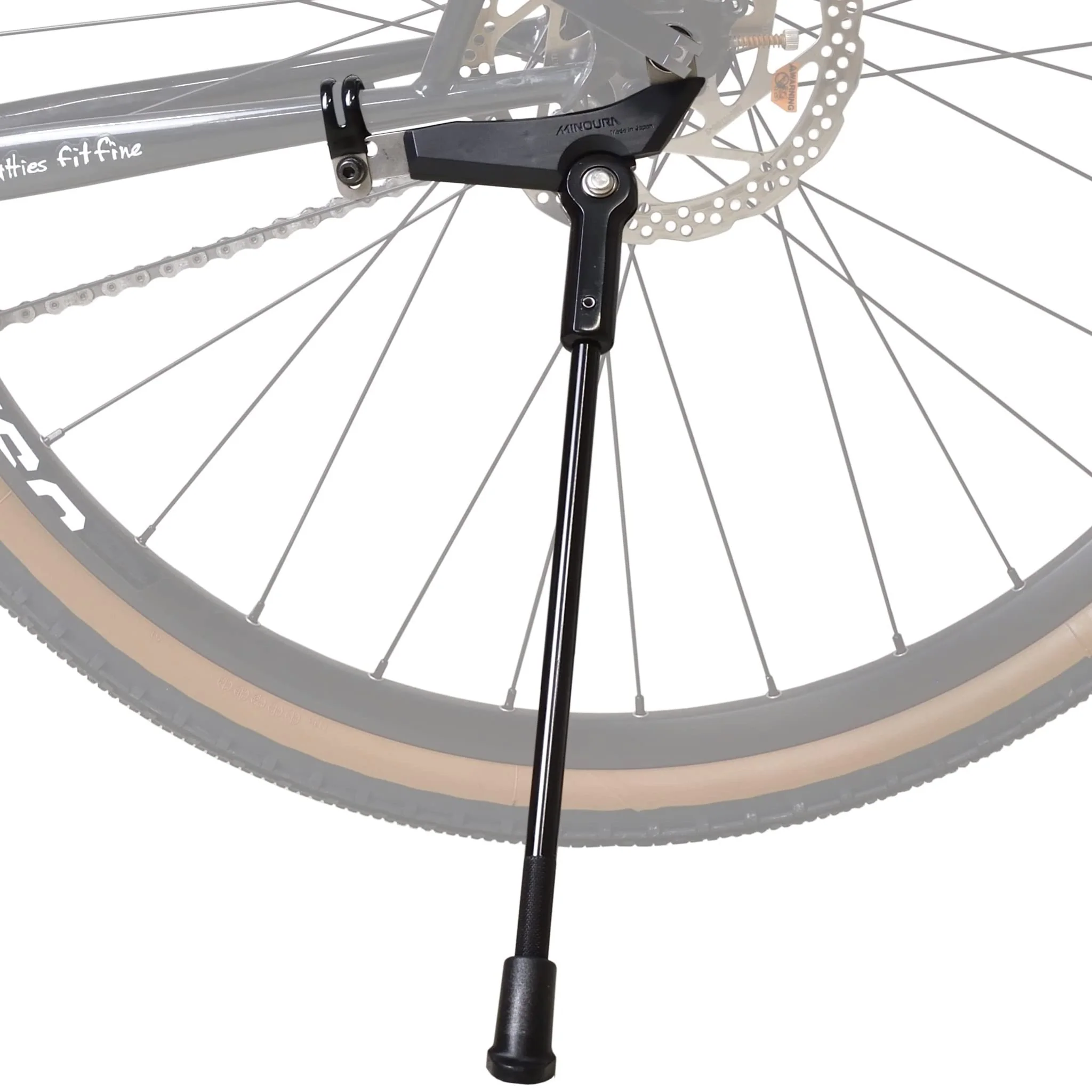 MINOURA SL-30 Smart Leg Aluminum Bike Kickstand for Disc Brake Bicycles