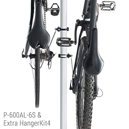 Minoura Vertical Bike Hanger Kit for Space-Saving Storage (2 Bikes) - Image 6
