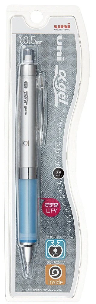MITSUBISHI PENCIL Kuru Toga Alpha Gel 0.5mm Mechanical Pencil Blue — Sustains Focus - Image 2