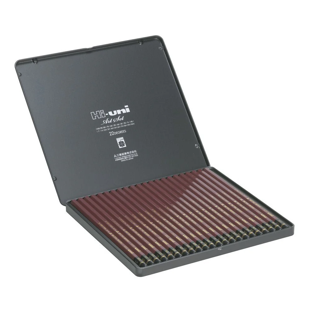 Mitsubishi Pencil Hi-Uni Art Pencil Set  22-Piece (HUAS) - Image 3