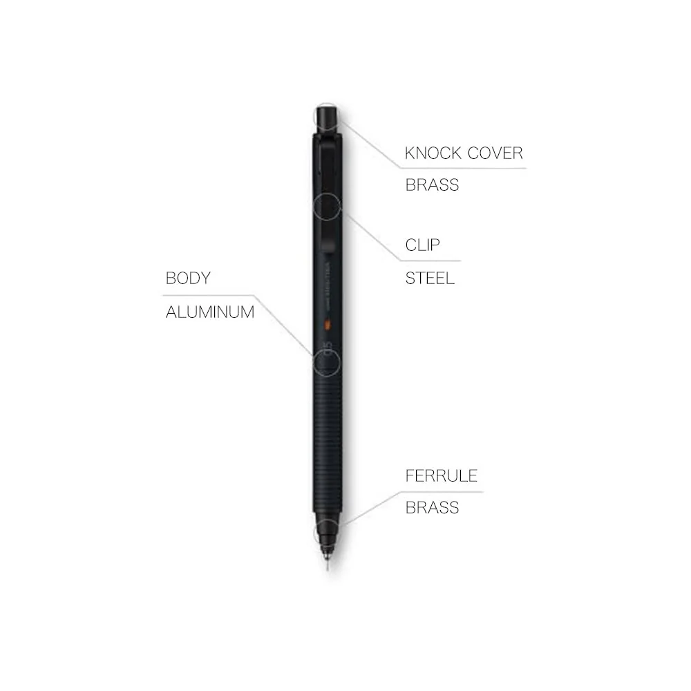 Mitsubishi Pencil Kuru Toga Metal 0 5mm Mechanical Pencil Silent Blue - Image 6