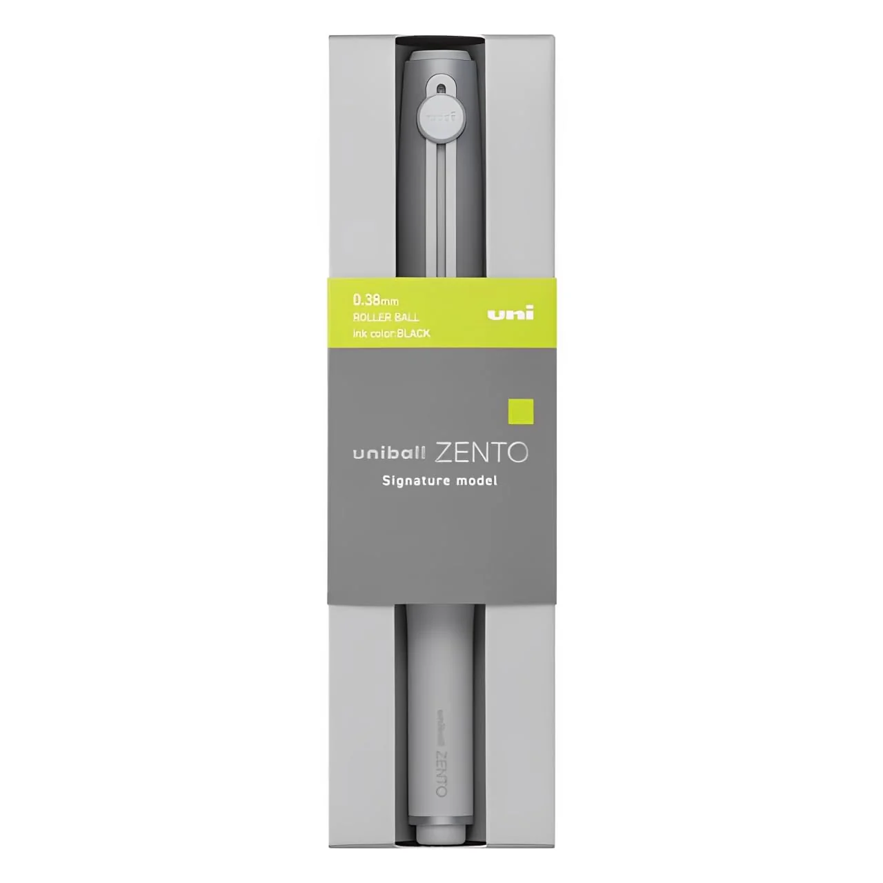 Mitsubishi Pencil Uni Ball One Ballpoint Pen Zento 0.38mm Signature Silver - Image 6
