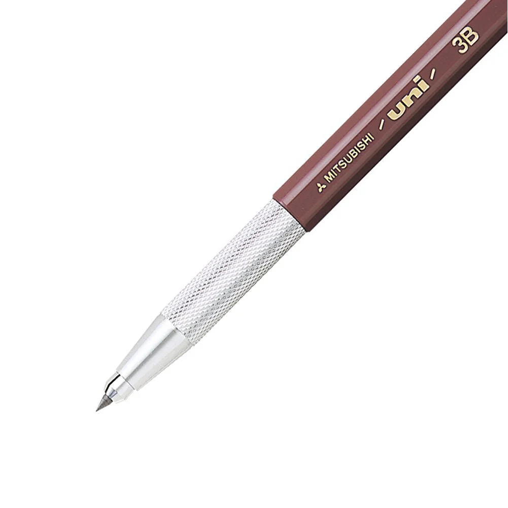 Mitsubishi Pencil Uni Holder Mechanical Pencil 2mm 3B Lead Yellow MH5003B - Image 2