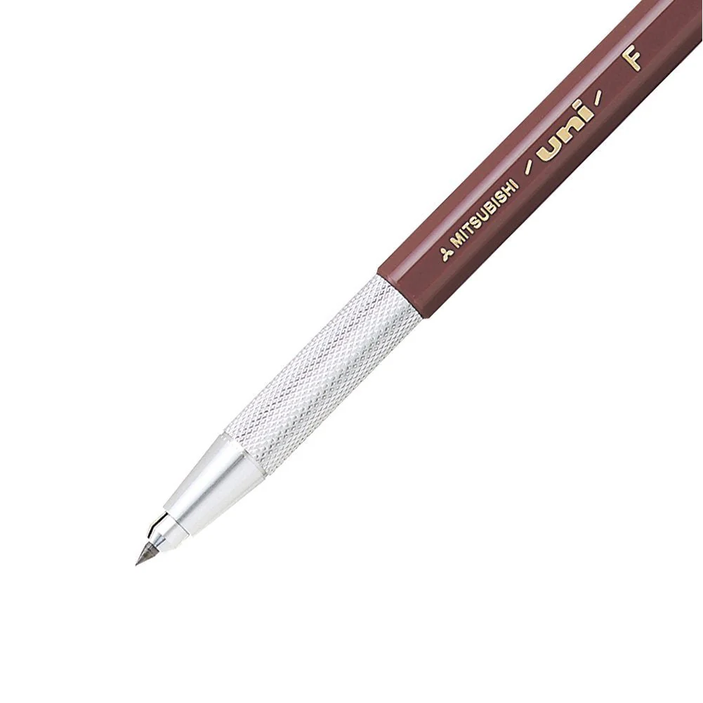 Mitsubishi Pencil Uni Holder Mechanical Pencil 2mm Architectural F Brown MH500F - Image 2