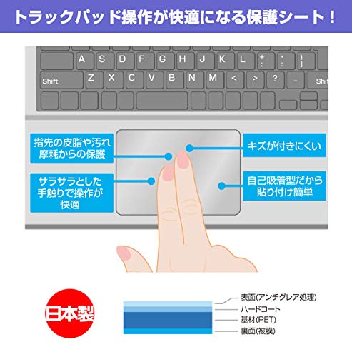 Miyavix MacBook Pro 14 (October 2023) Touchpad compatible protective film Made in Japan - Image 3