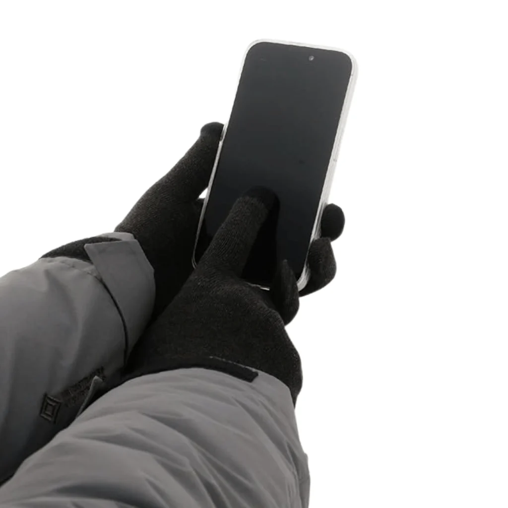 Mizuno Breath Thermo Outdoor Inner Gloves Touchscreen-Friendly - Image 6