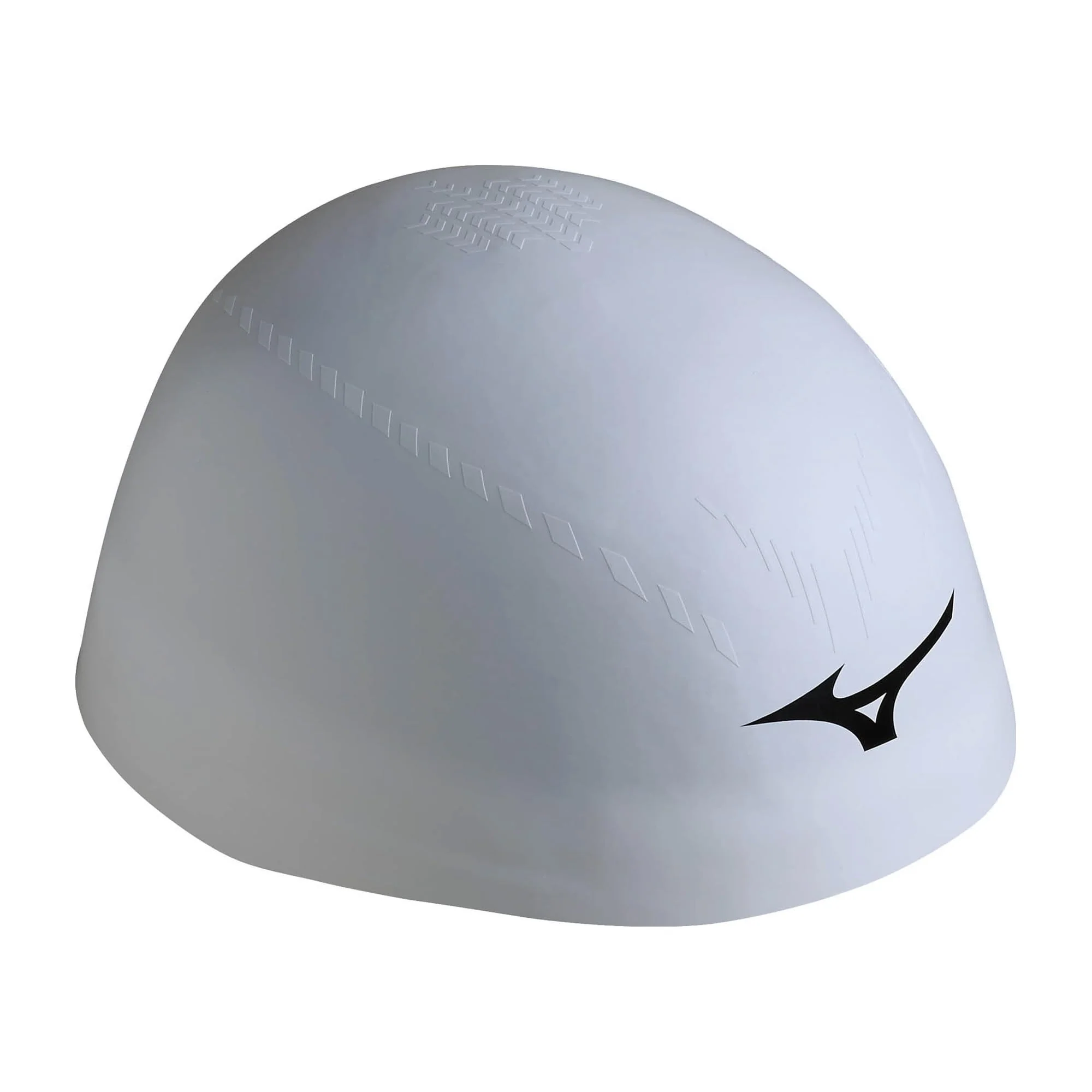 Mizuno GX-SONIC RC PLUS Unisex Silicone Swim Cap (Covers Ears) White N2JWA500 - Image 4