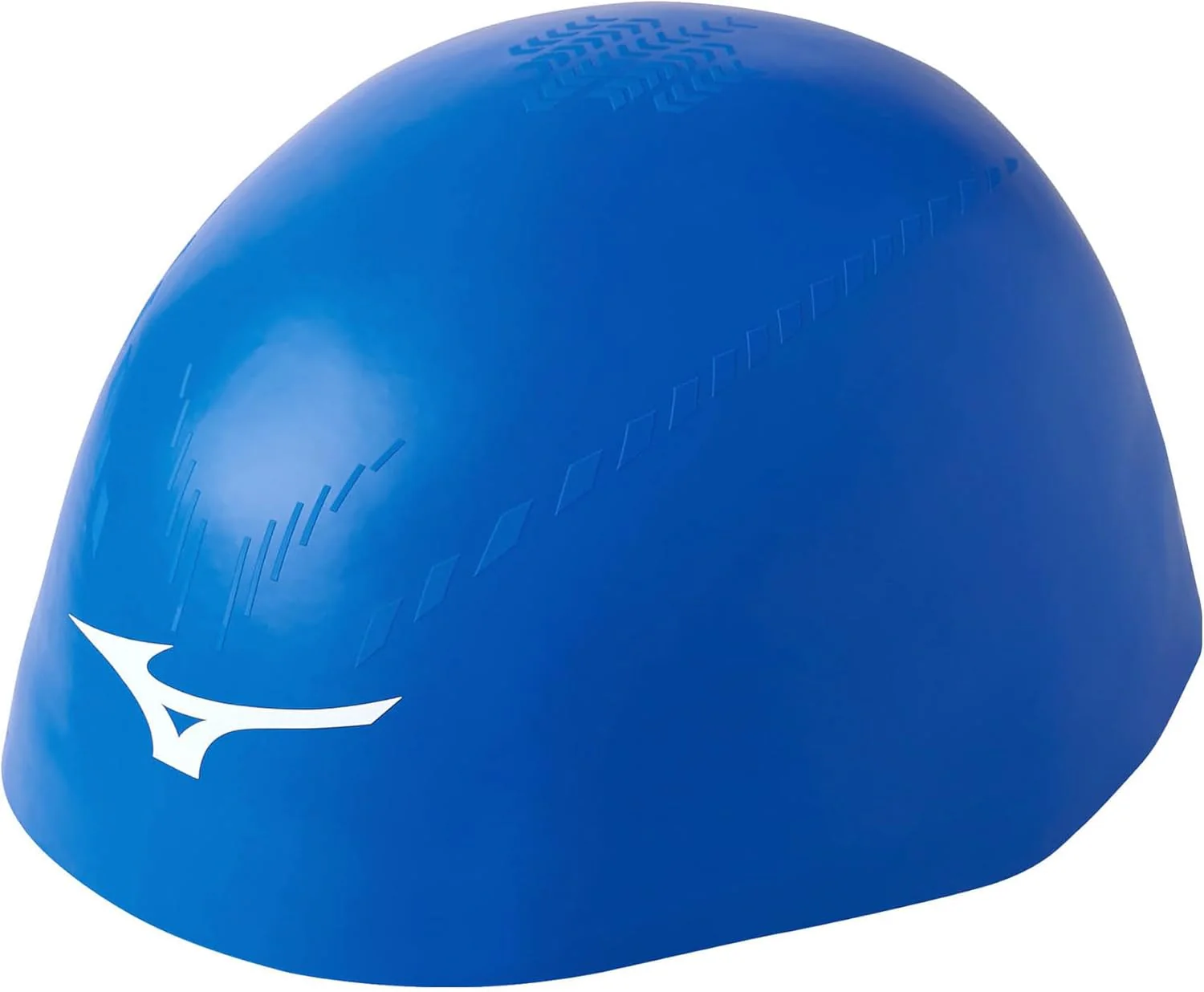 Mizuno GX-SONIC RC PLUS Unisex Silicone Swim Cap (Covers Ears) White N2JWA500 - Image 8