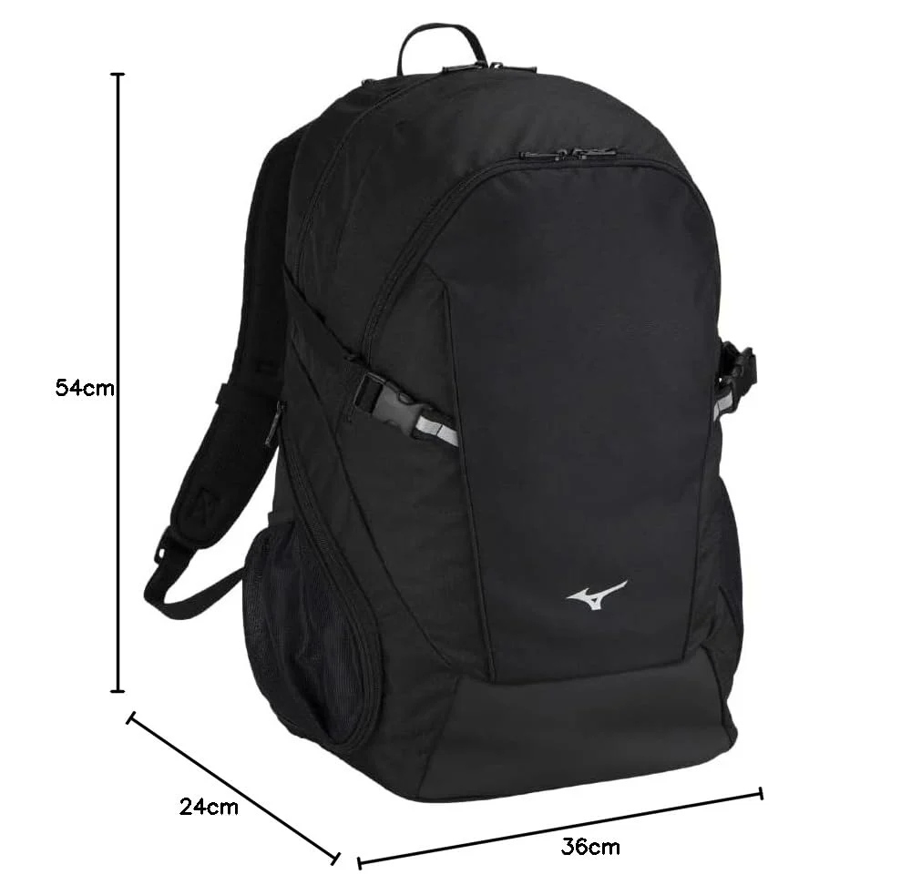 Mizuno Team Backpack Large Capacity Sports Unisex 33JD3101 Black 40L - Image 10