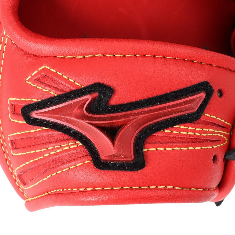 Mizuno Wild Drive Baseball Glove Outfielder Left Handed 1AJGR32807 Scarlet Men - Image 5