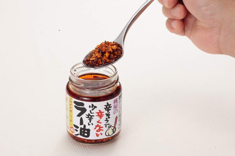Momoya Spicy but not too spicy slightly spicy raayu 110g - Image 4