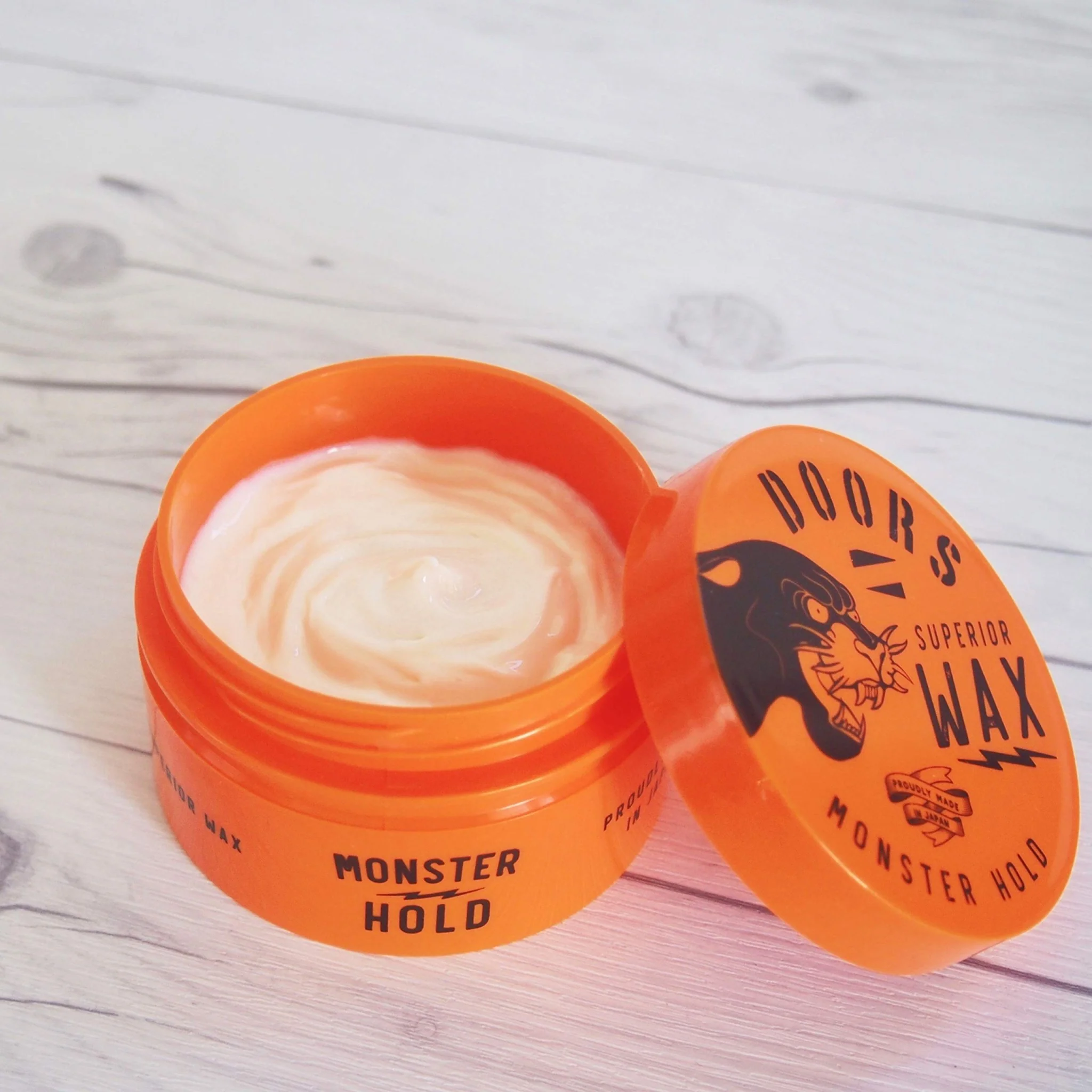 Monstar Hold Hair Styling Wax 80g DOORS Professional Grooming Product - Image 2
