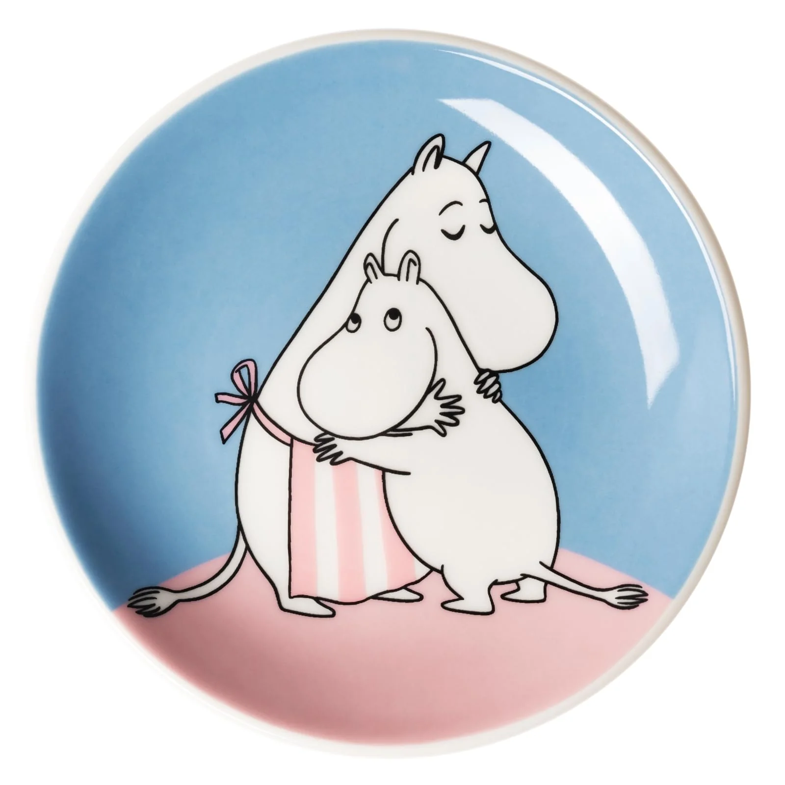 Moomin Arabia Mini Plate Home at Last 10 5cm Model 1079292