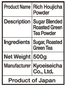 Morihan Hojicha Powder Stand Pouch Resealable 500g Easy Dissolve - Image 2