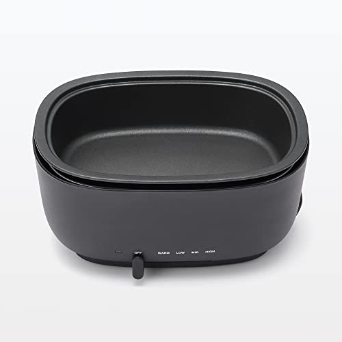 MUJI JAPAN Deep Grill Pot MJ-HPFK1 2021AW model Black 100V - Image 7