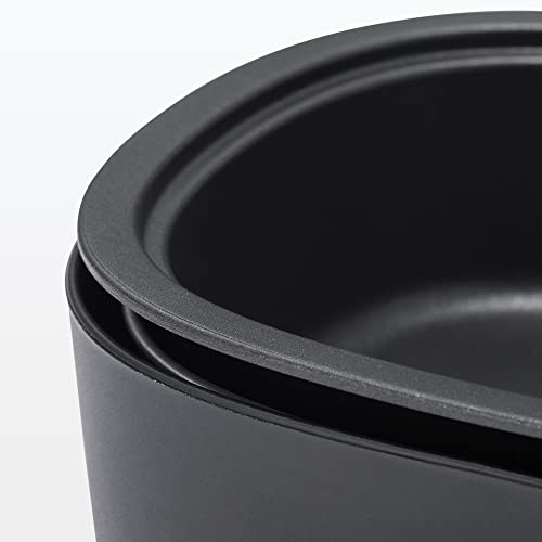 MUJI JAPAN Deep Grill Pot MJ-HPFK1 2021AW model Black 100V - Image 9