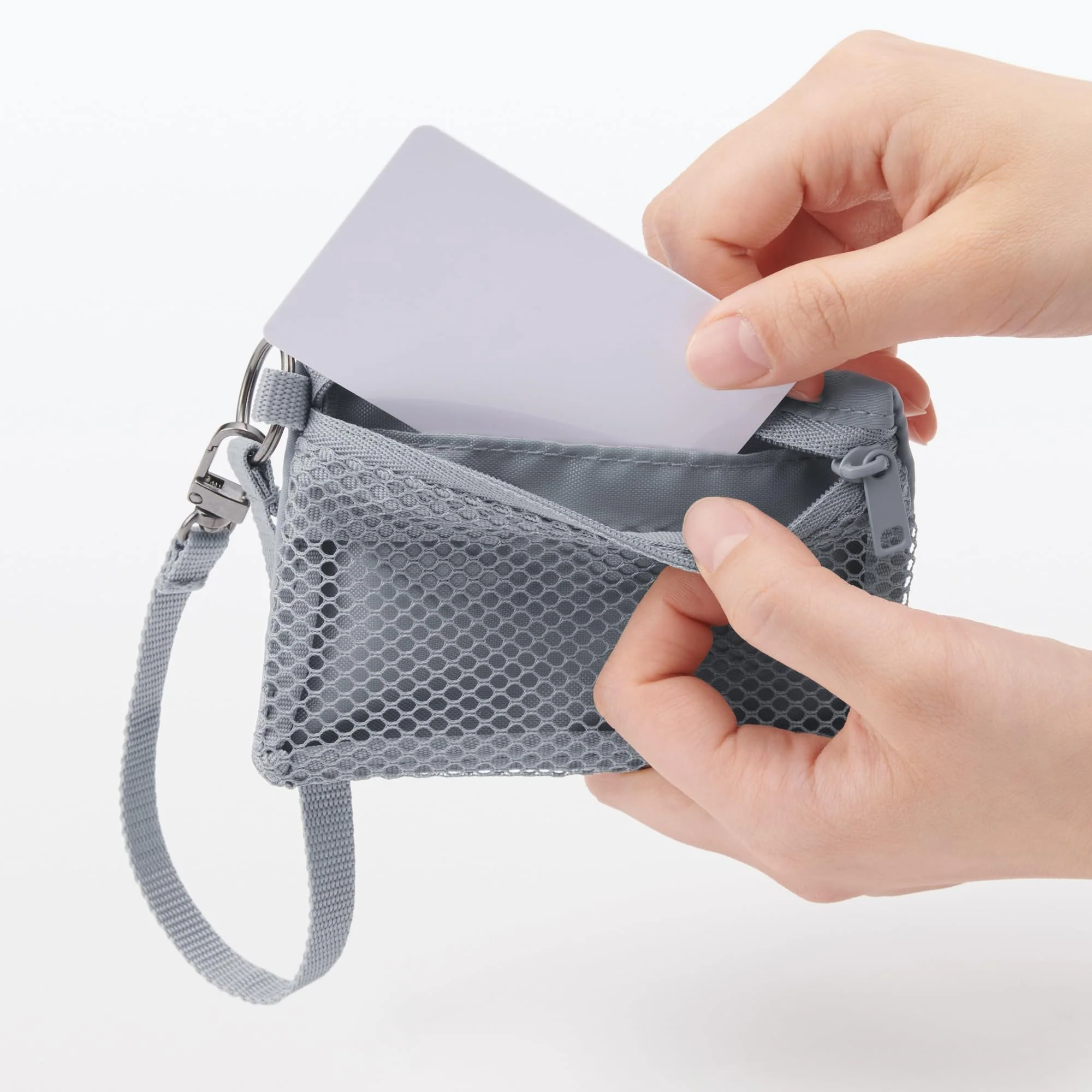 Muji Polyester Card Case 8x12cm OHG72A3S - Image 4
