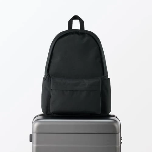 MUJI Water-Repellent Backpack Reduced Shoulder Strain Unisex Adult Black - Image 13