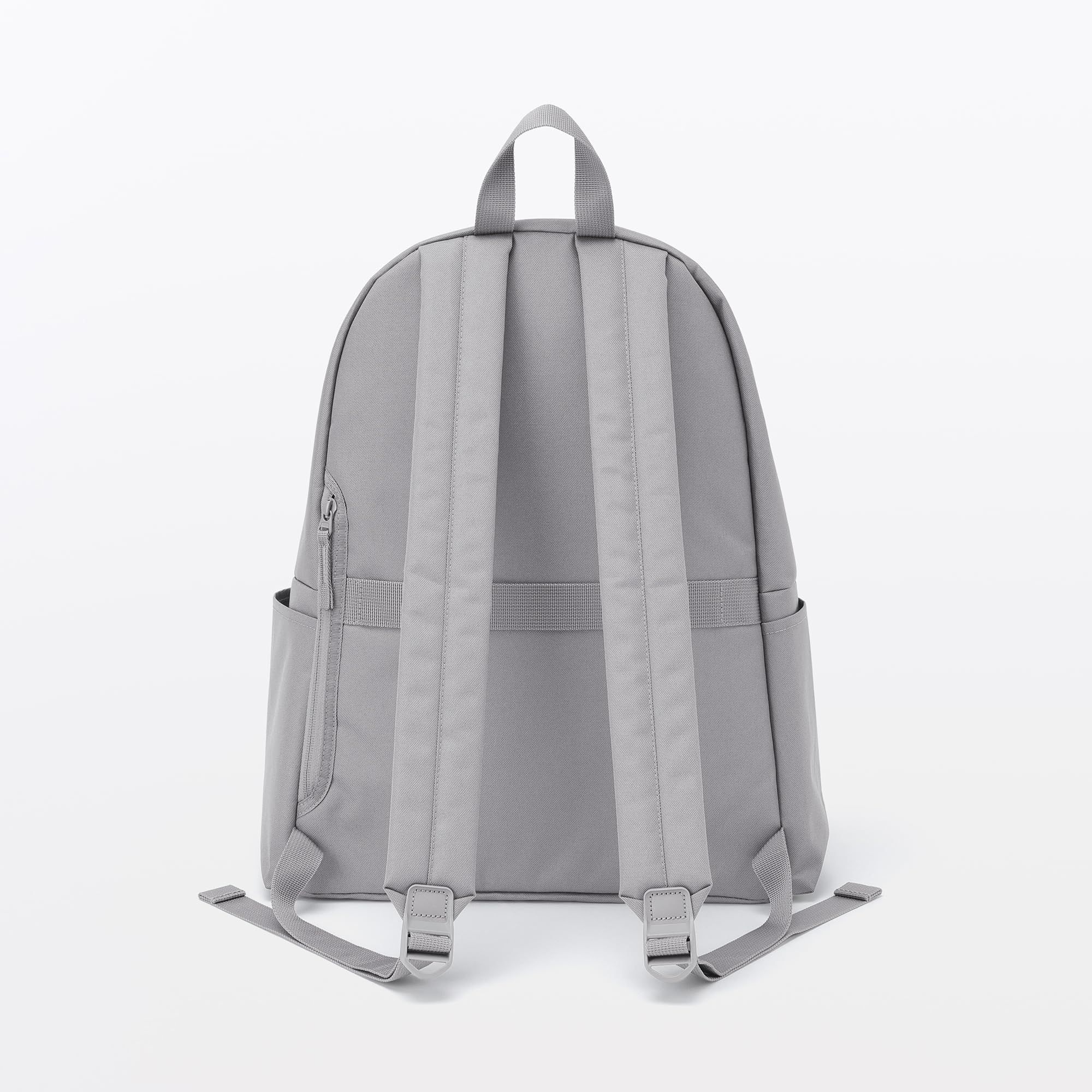 MUJI Water-Repellent Backpack Reduces Shoulder Strain Unisex Adult Gray - Image 4