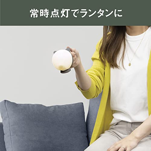 MUSASHI Rechargeable Rounded Cat Sensor Light Gray WAM-052GR - Image 7