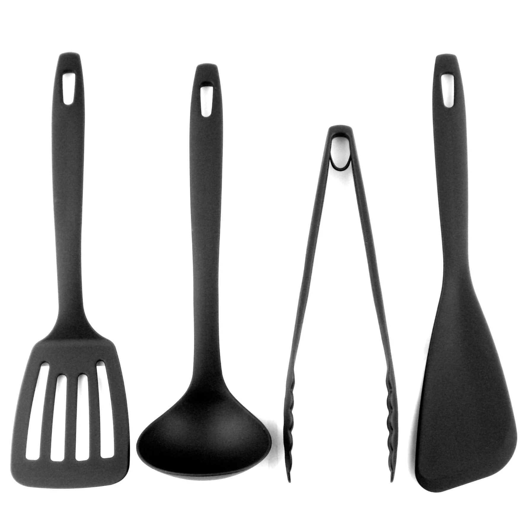 Nagao Tsubame-Sanjo 4-Piece Kitchen Tool Set Black Made in Japan - Image 2